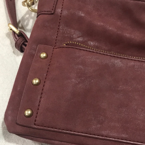 Francesca’s Maroon Satchel Bag - Picture 4 of 4